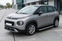Citroen C-3 Aircross 2017–2024 Stranske stopnice BlackLine (2 kos, aluminij) fotografija 1
