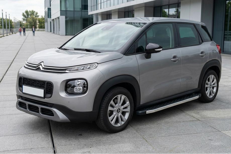 Citroen C-3 Aircross 2017–2024 Stranske stopnice BlackLine (2 kos, aluminij) Image