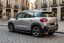 Citroen C-3 Aircross 2017–2024 Stranski pragovi Tayga Black (2 kos, aluminij) fotografija 1