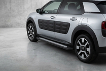 Citroen Cactus 2014–2020 Stranske stopnice Vision New Black (2 kos, aluminij) fotografija 1