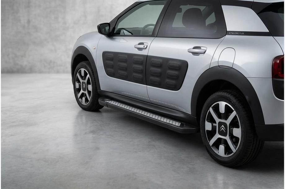 Citroen Cactus 2014–2020 Stranske stopnice Vision New Black (2 kos, aluminij) Image