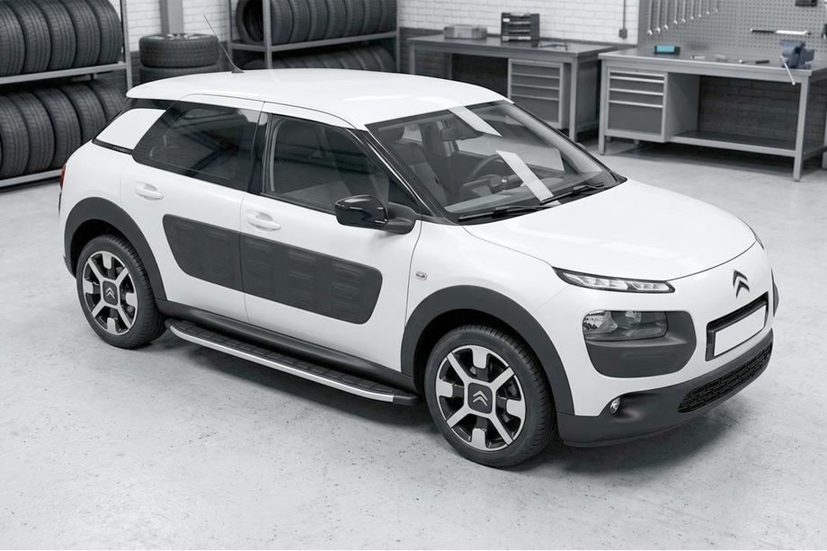 Citroen Cactus 2014–2020 Bočne stopnice Fullmond (2 kos, aluminij) Image