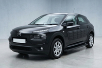 Citroen Cactus 2014–2020 Bočne stopnice Allmond Black (2 kosa, aluminij) fotografija 1