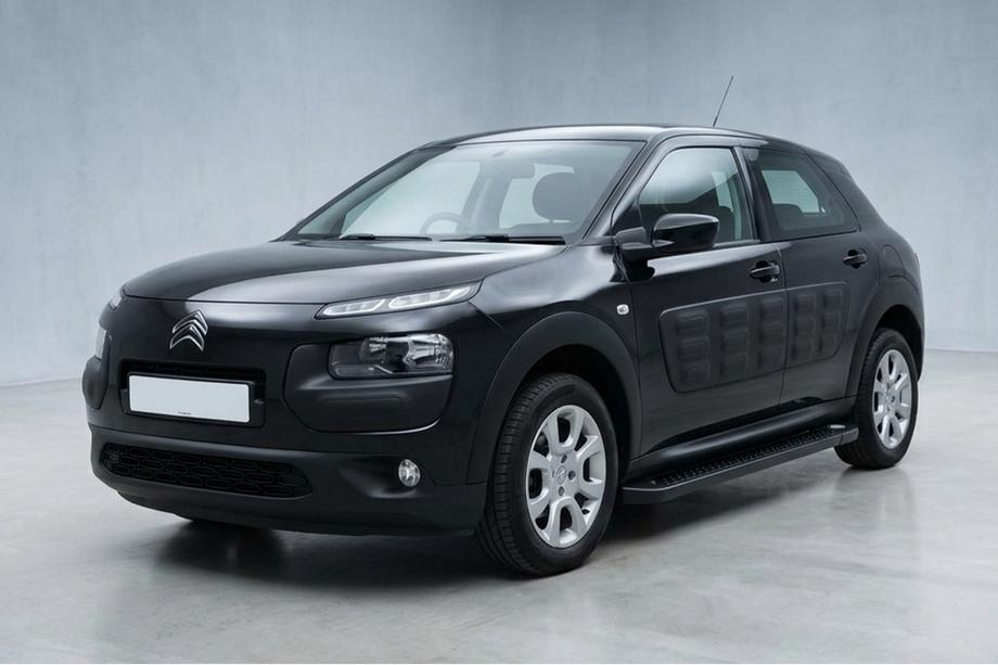 Citroen Cactus 2014–2020 Bočne stopnice Allmond Black (2 kosa, aluminij) Image