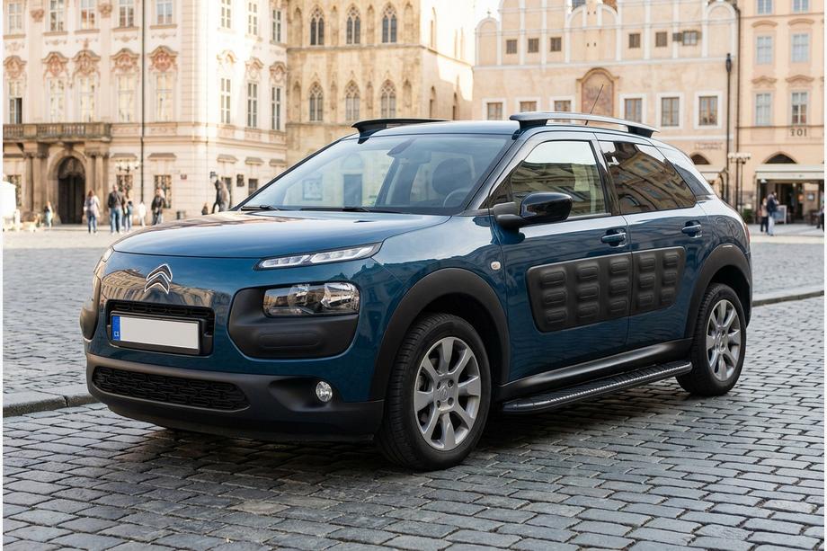 Citroen Cactus 2014–2020 Bočne stopnice Bosphorus Black (2 kos, aluminij) Image