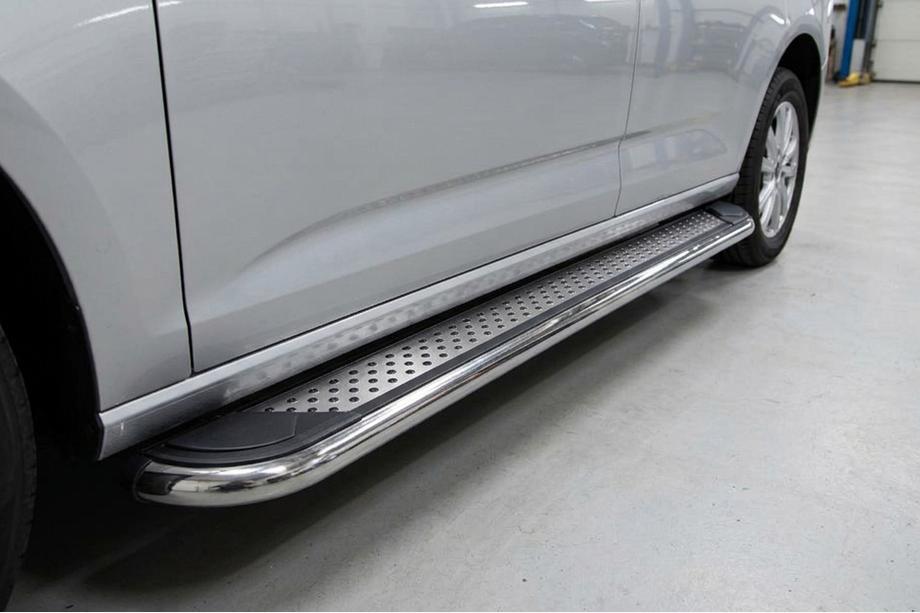 Volkswagen Caddy 2020– Stranski pragovi Maydos V2 (2 kos, aluminij / nerjaveče jeklo) Image