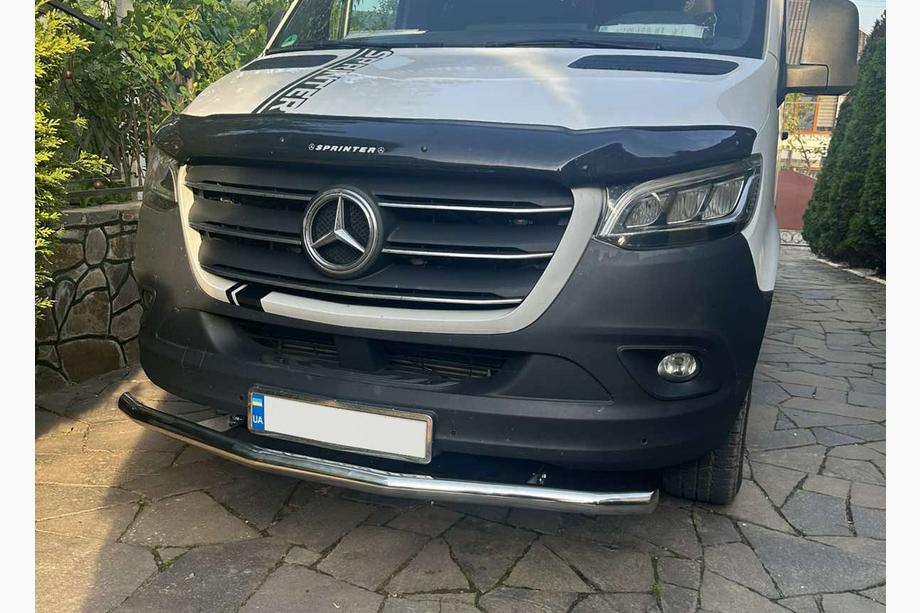 Mercedes Sprinter W907/W910 2018– Sprednji zaščitni lok ST008 (nerjavno jeklo) Image
