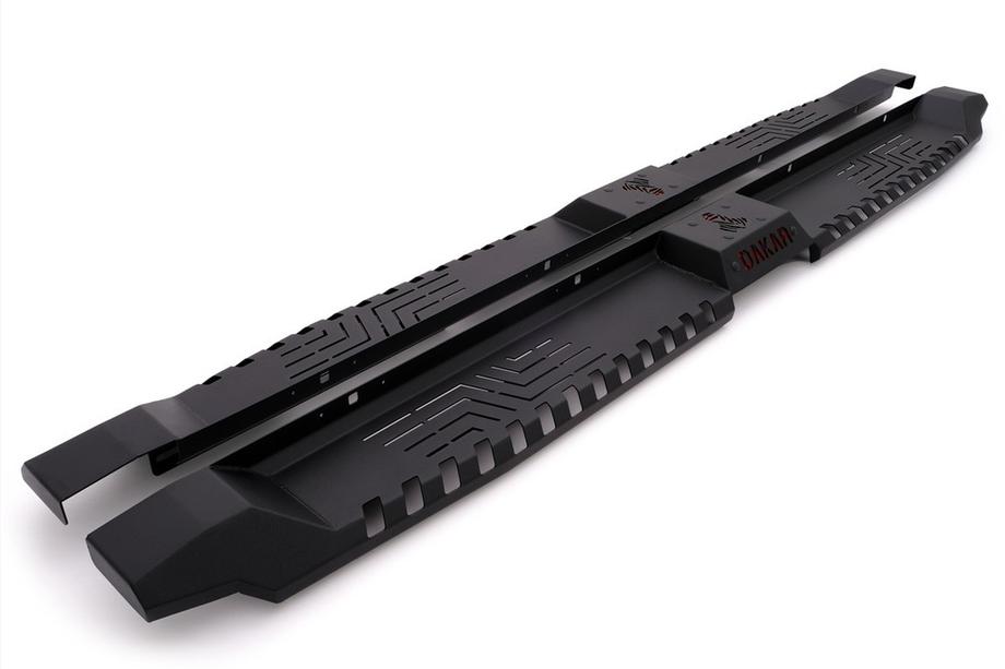 Volkswagen Amarok 2010–2022 Bočne stopnice Dakar V2 brez LED (2 kos, kovina) Image