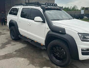Volkswagen Amarok 2010–2022 Stranske stopnice Dakar V2 z LED (2 kosa, kovina) fotografija 8