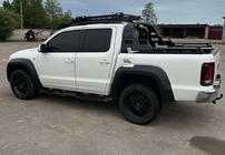 Volkswagen Amarok 2010–2022 Stranske stopnice Dakar V2 z LED (2 kosa, kovina) fotografija 9