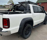 Volkswagen Amarok 2010–2022 Stranske stopnice Dakar V2 z LED (2 kosa, kovina) fotografija 11