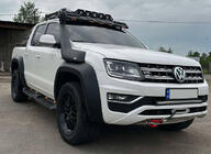 Volkswagen Amarok 2010–2022 Stranske stopnice Dakar V2 z LED (2 kosa, kovina) fotografija 2