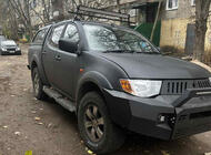 Mitsubishi L200 2006–2015 Stranske stopnice Dakar V2 z LED (2 kosa, kovina) fotografija 2