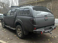 Mitsubishi L200 2006–2015 Stranske stopnice Dakar V2 z LED (2 kosa, kovina) fotografija 3