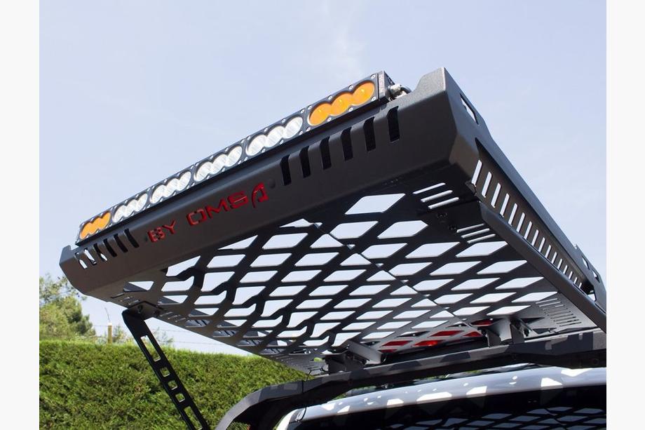 Mitsubishi L200 2006–2015 Košara za rolbar Dakar (100x100 cm) Fotografija 8