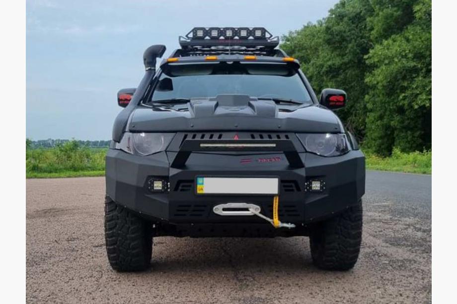 Mitsubishi L200 2006–2015 Košara za rolbar Dakar (100x100 cm) Fotografija 13