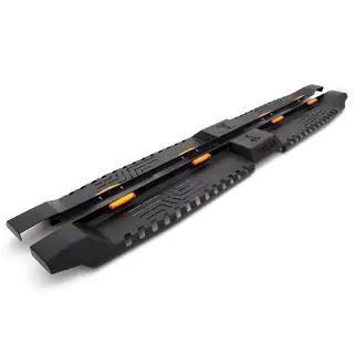 Stranske stopnice Dakar V2 z LED (2 kosa, kovina) Isuzu D-Max 2002–2011 fotografija 1