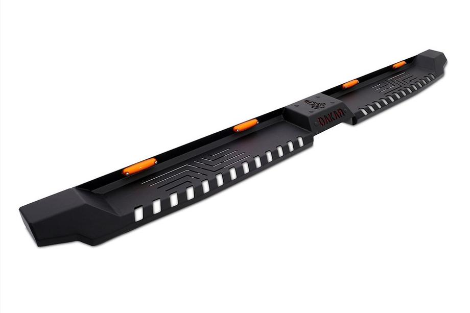 Isuzu D-Max 2002–2011 Stranske stopnice Dakar V2 z LED (2 kosa, kovina) Fotografija 4