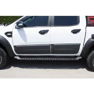 Dakar V1 bočne stopnice brez LED (2 kosa, kovina) Isuzu D-Max 2002–2011 fotografija 2