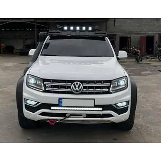 Vizir vetrobranskega stekla za strešni prtljažnik DAKAR (LED) SsangYong Musso II 2018– fotografija 1
