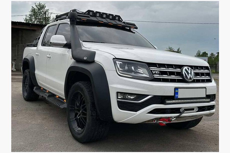 SsangYong Musso II 2018– Vizir vetrobranskega stekla za strešni prtljažnik DAKAR (LED) Fotografija 2