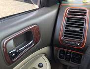 Honda Civic Sedan VII 2001–2006 Dekor za armaturno ploščo Titan fotografija 2