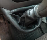 Mercedes Vito W639 2004–2014 Manšeta prestavne ročice z OEM okvirjem (umetno usnje) fotografija 2