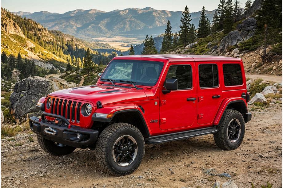 Jeep Wrangler 2018– Bočne stopnice Bosphorus Black (2 kos, aluminij) Image