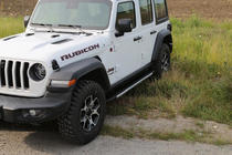 Jeep Wrangler 2018– Bočne stopnice Duru (2 kosa, aluminij) fotografija 1