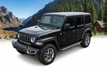 Jeep Wrangler 2018– Stranske stopnice Maya V1 (2 kosa, aluminij) fotografija 1