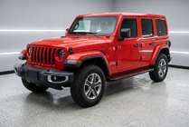 Jeep Wrangler 2018– Bočne stopnice Maya Red (2 kos, aluminij) fotografija 1