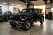 Jeep Wrangler 2018– Stranske stopnice Allmond Grey (2 kosa, aluminij) fotografija 1