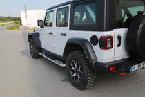 Jeep Wrangler 2018– Stranske stopnice Tayga V2 (2 kos, aluminij) fotografija 1