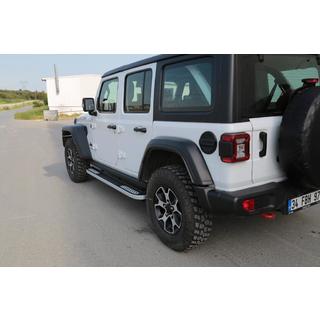Stranske stopnice Tayga V2 (2 kos, aluminij) fotografija 1