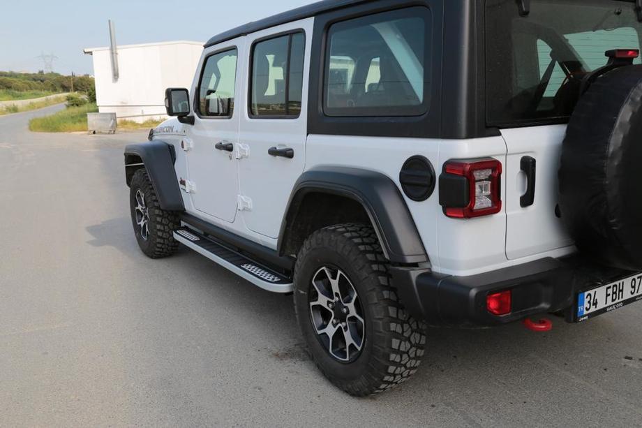 Jeep Wrangler 2018– Stranske stopnice Tayga V2 (2 kos, aluminij) Image