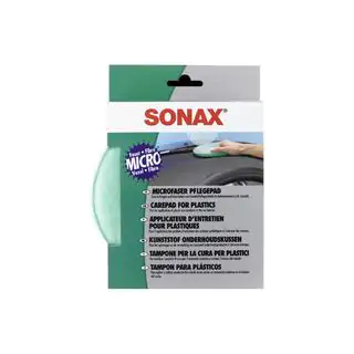 Sonax aplikator iz mikrovlaken za nego plastike fotografija 2
