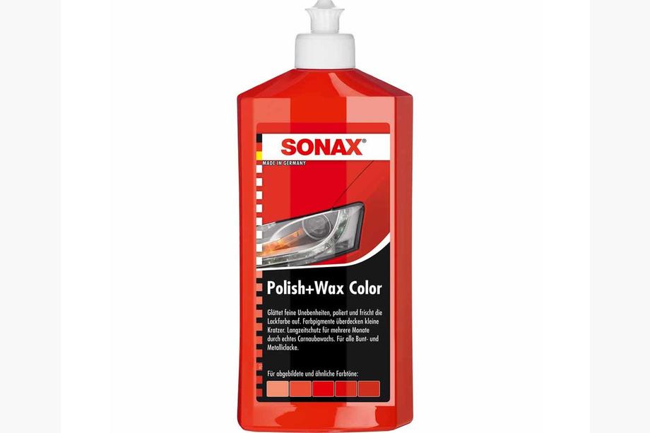 Sonax NanoPro barvna polirna pasta z voskom rdeča 250 ml Image