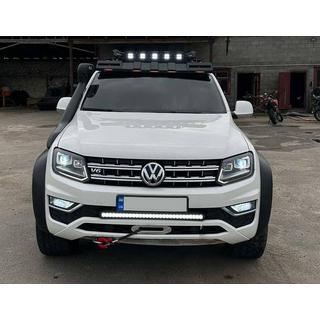 Vizir vetrobranskega stekla za strešni prtljažnik DAKAR (LED) Volkswagen Amarok 2010–2022 fotografija 1