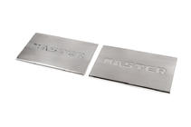Renault Master 1998–2010 Notranje obloge pragov Carmos V3 (2 kosa, nerjaveče jeklo) fotografija 1