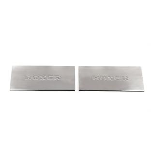 Notranje obloge pragov Carmos V2 (2 kosa, nerjaveče jeklo) Peugeot Boxer 2006–2025 fotografija 2