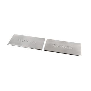 Notranje obloge pragov Carmos V2 (2 kosa, nerjaveče jeklo) Peugeot Boxer 2006–2025 fotografija 1