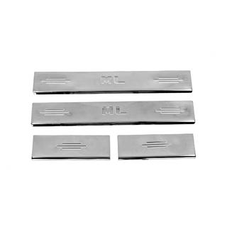 Carmos V2 zaščitne letve pragov (4 kos, nerjaveče jeklo) Mercedes ML W164 2005–2011 fotografija 2