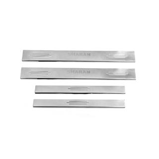Nerjaveče letve pragov Carmos V2 (4 kos, inox) Volkswagen Sharan 1995–2010 fotografija 2