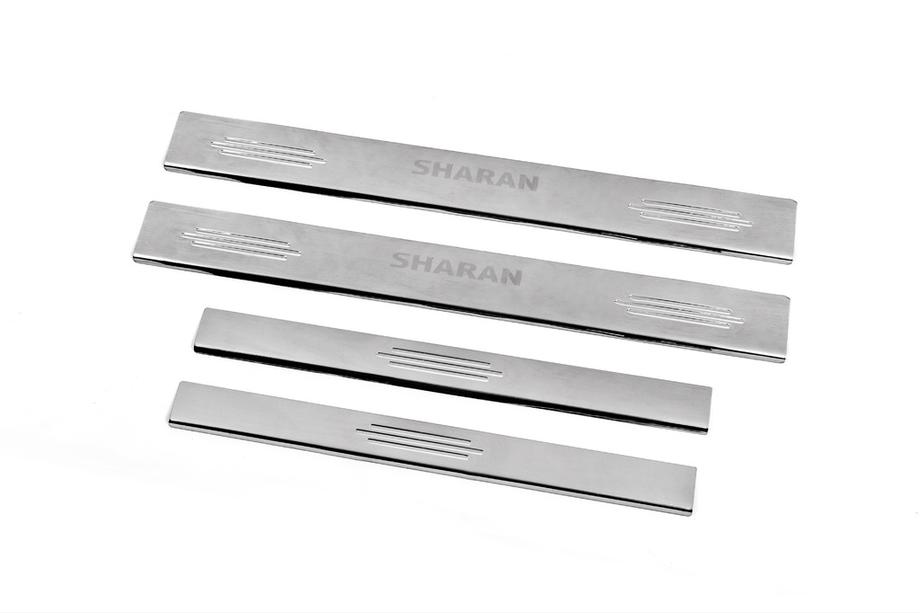 Volkswagen Sharan 1995–2010 Nerjaveče letve pragov Carmos V2 (4 kos, inox) Image
