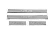Ford Focus I 1998–2005 Carmos V2 zaščitne letve pragov (4 kos, nerjaveče jeklo) fotografija 3