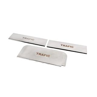 Carmos V3 zaščitne letve pragov (3 kos, nerjaveče jeklo) Renault Trafic 2001–2015 fotografija 1