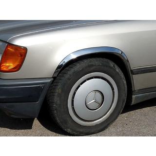 Obrobe kolotekov 1985-1989 (4 kos, nerjaveče jeklo) Mercedes E-сlass W124 1984–1997 fotografija 1