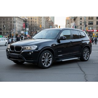 Stranske stopnice Vision New Grey (2 kos, aluminij) BMW X3 F25 2011–2018 fotografija 1