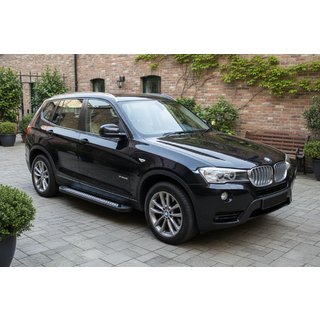 Stranske stopnice Vision New Black (2 kos, aluminij) BMW X3 F25 2011–2018 fotografija 1