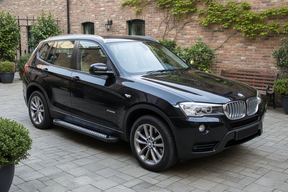 BMW X3 F25 2011–2018 Stranske stopnice Vision New Black (2 kos, aluminij) Image